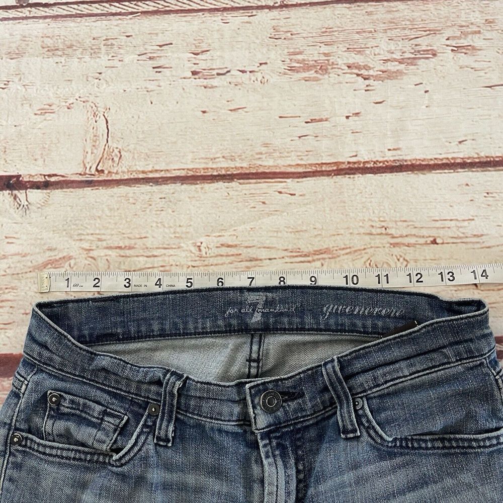 7 For all Mankind Givenevere Jeans Size 28W‎ 30L Women's - Picture 10 of 11